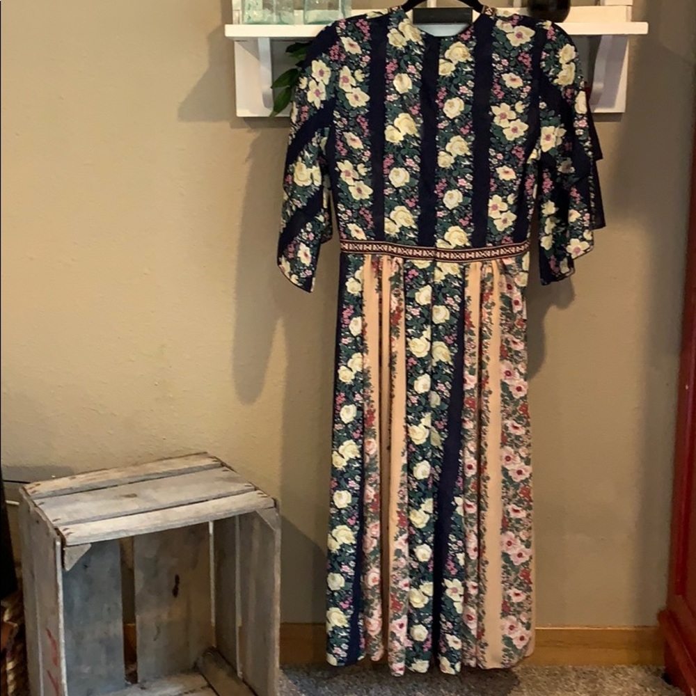 Coeur De Vague floral midi dress - Picture 6 of 12